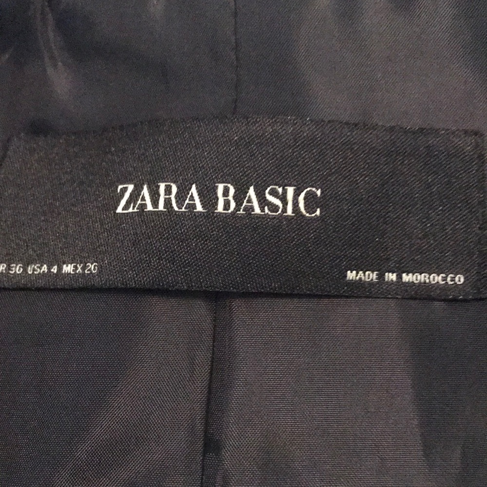 New -ZARA Black blazer jacket size 4 $35 - Picture 2 of 8
